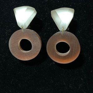 Donut style earrings